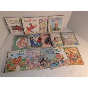 Lot 14 First Little Golden Books '78-'86 Collectible Children's Picture